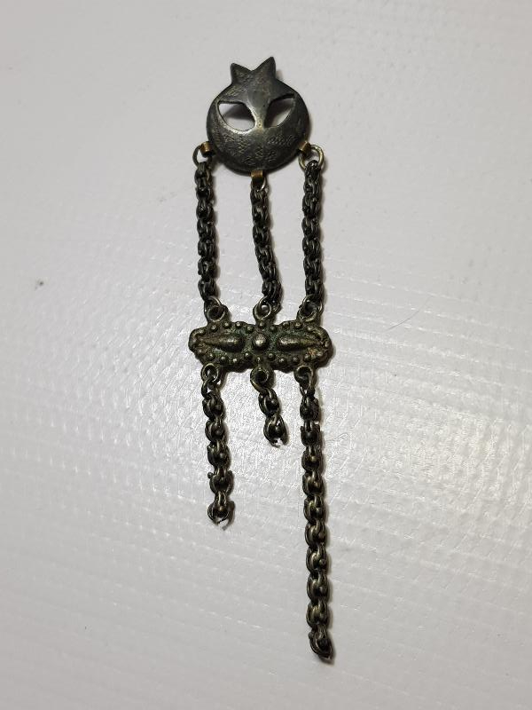 OSMANLI DÖNEMİ AY YILDIZLI GÜMÜŞ SAAT KÖSTEĞİ SALLAMASI