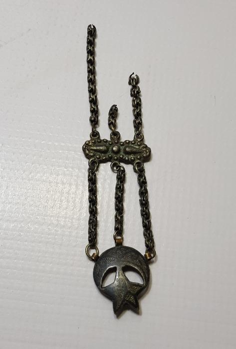 OSMANLI DÖNEMİ AY YILDIZLI GÜMÜŞ SAAT KÖSTEĞİ SALLAMASI