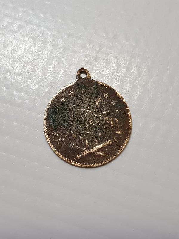 RESNELİ NİYAZİ VE ENVER PAŞA GÖRSELLİ ÇOK NADİR MEŞRUTİYET MADALYASI