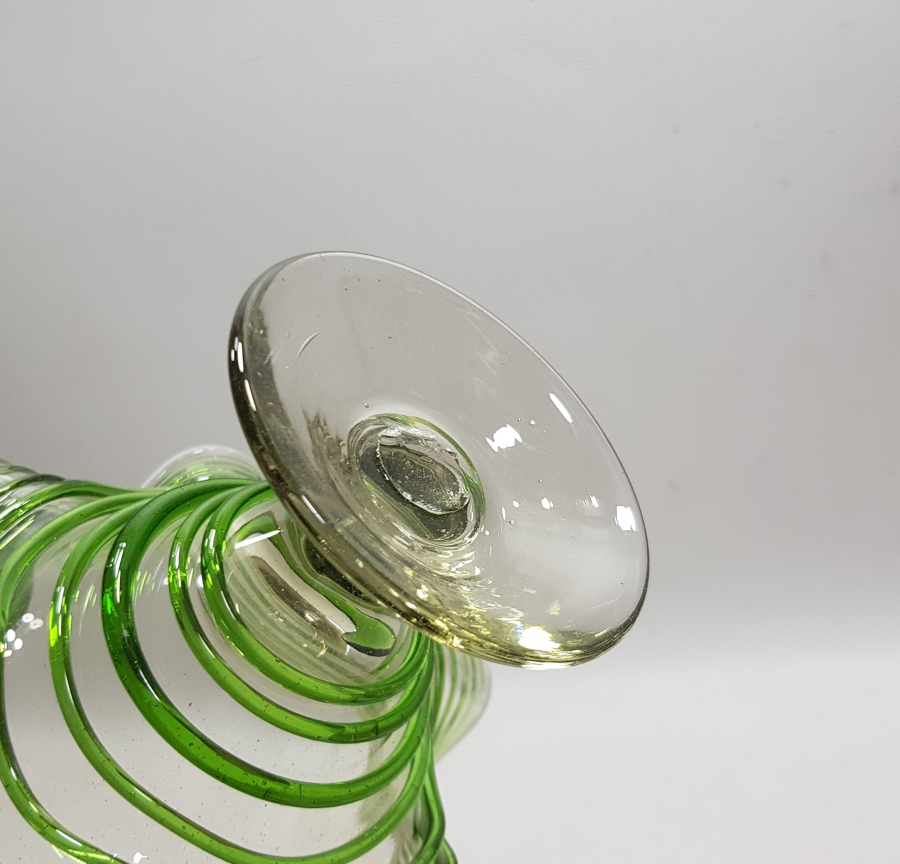 ÜFLEME CAMDAN MAMUL KOPARMA İŞÇİLİKLİ ANTİKA BAYRAM ŞEKERLİĞİ