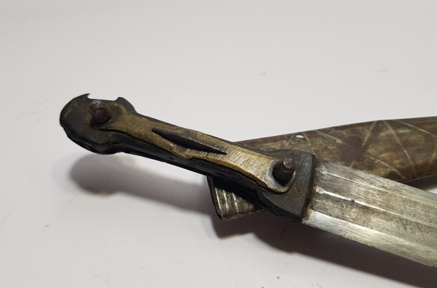 ÜZERİ OSMANLICA YAZILI OSMANLI DÖNEMİ ÇERKES KAMASI