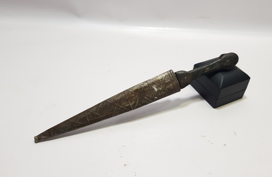 ÜZERİ OSMANLICA YAZILI OSMANLI DÖNEMİ ÇERKES KAMASI