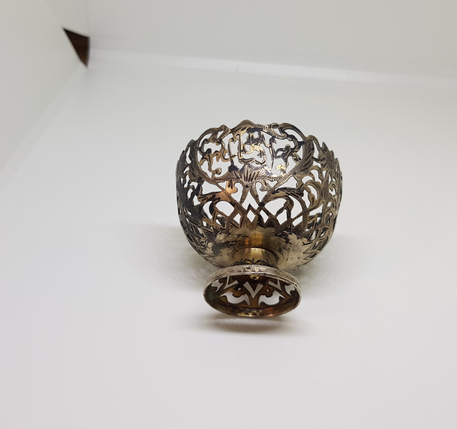 ÜZERİNDE AFİYET OLSUN EFENDİM YAZILI TELKARİ İŞÇİLİKLİ OSMANLI DÖNEMİ FİNCAN ZARFI