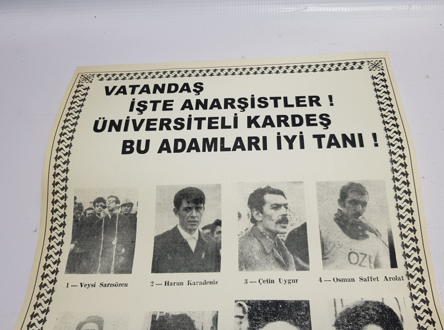 1970 LERDEN ÇOK NADİR BÜYÜK BOY SİYASİ AFİŞ