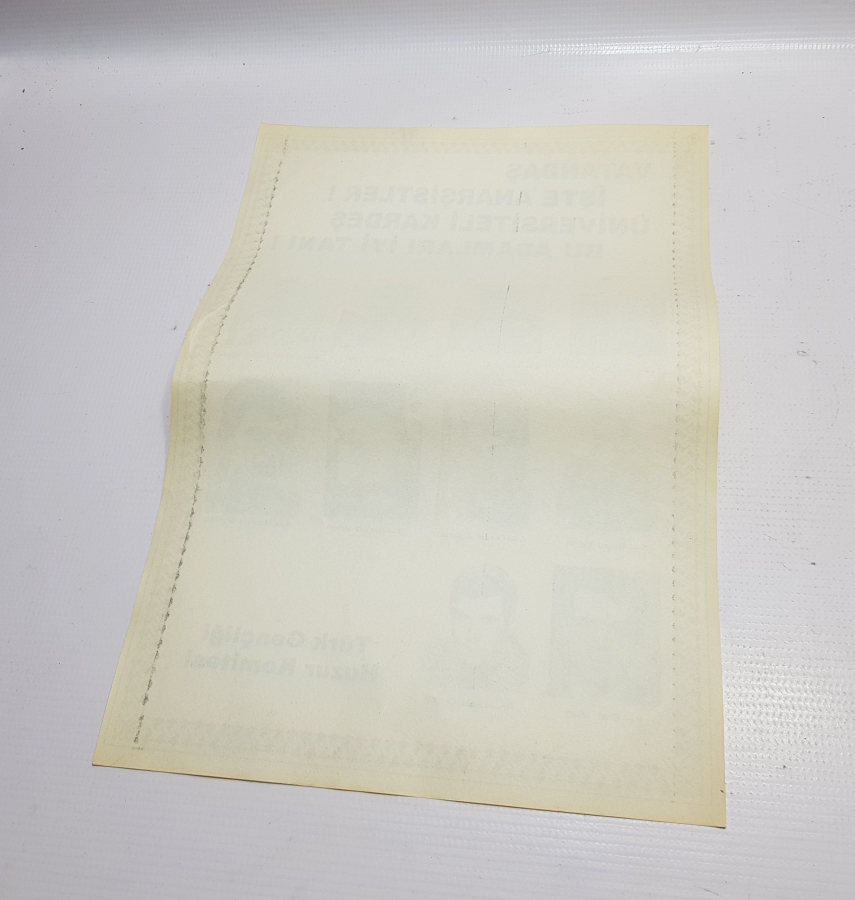 1970 LERDEN ÇOK NADİR BÜYÜK BOY SİYASİ AFİŞ