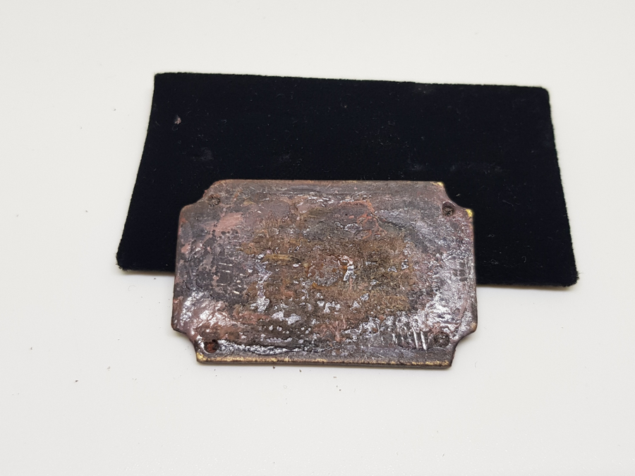 OSMANLI DÖNEMİ PADİŞAH HİZMETKARI ÇOK NADİR YAKA PLAKASI