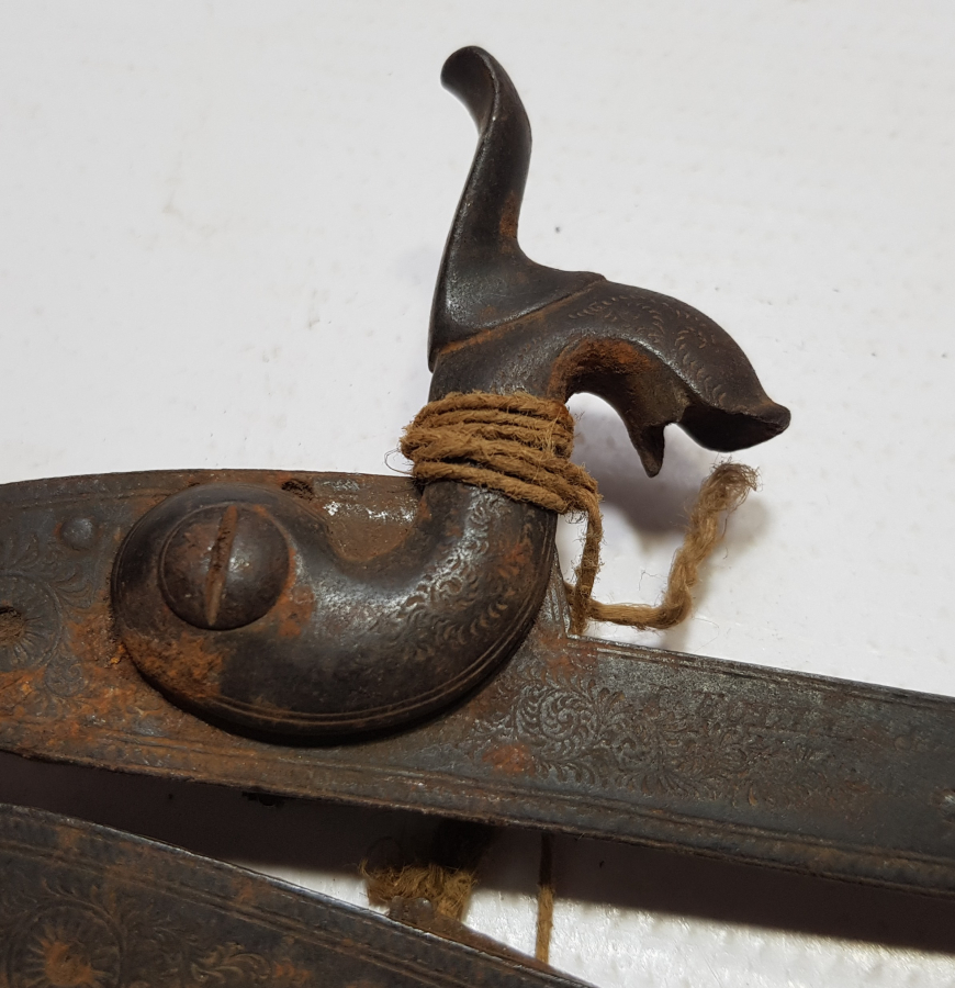 OSMANLI DÖNEMİ ÇİFT DOLMA TÜFEK ÇAKMAĞI