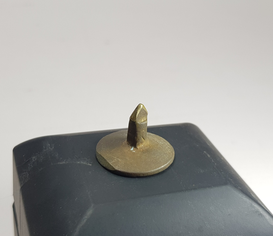 OSMANLI DÖNEMİ HAKKAK İŞİ YÜKSEK YAZI KALİTESİNDE EL KAZIMA BRONZ MUHTAR MÜHRÜ