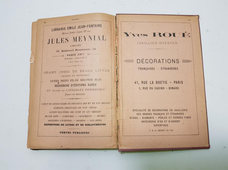 1923 FRANSA'NIN İZMİR KONSOLOSLUĞU KİTABI