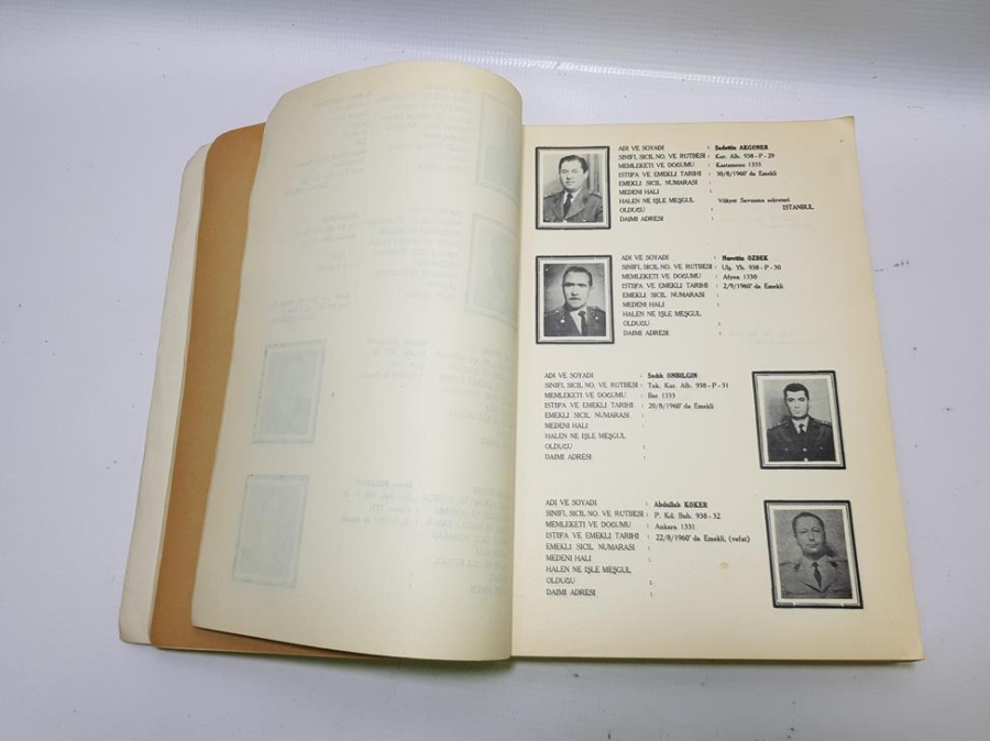 1938 YILI HARP OKULU MEZUNLARI ALMANAK