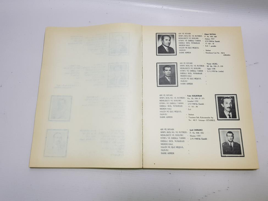 1938 YILI HARP OKULU MEZUNLARI ALMANAK