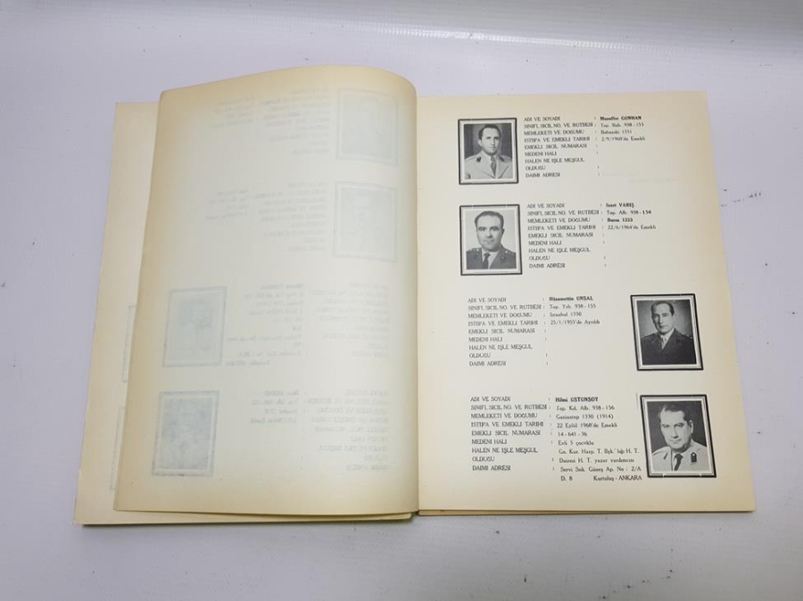 1938 YILI HARP OKULU MEZUNLARI ALMANAK