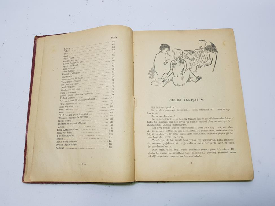 1957 TURAN AZİZ BELER - OKUL GÖRGÜSÜ KİTABI