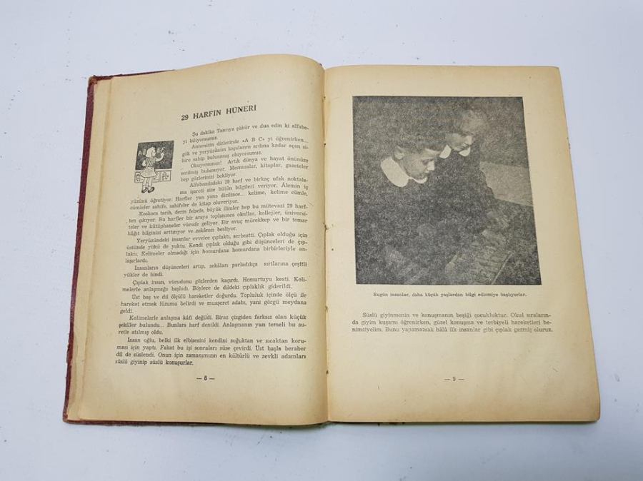 1957 TURAN AZİZ BELER - OKUL GÖRGÜSÜ KİTABI