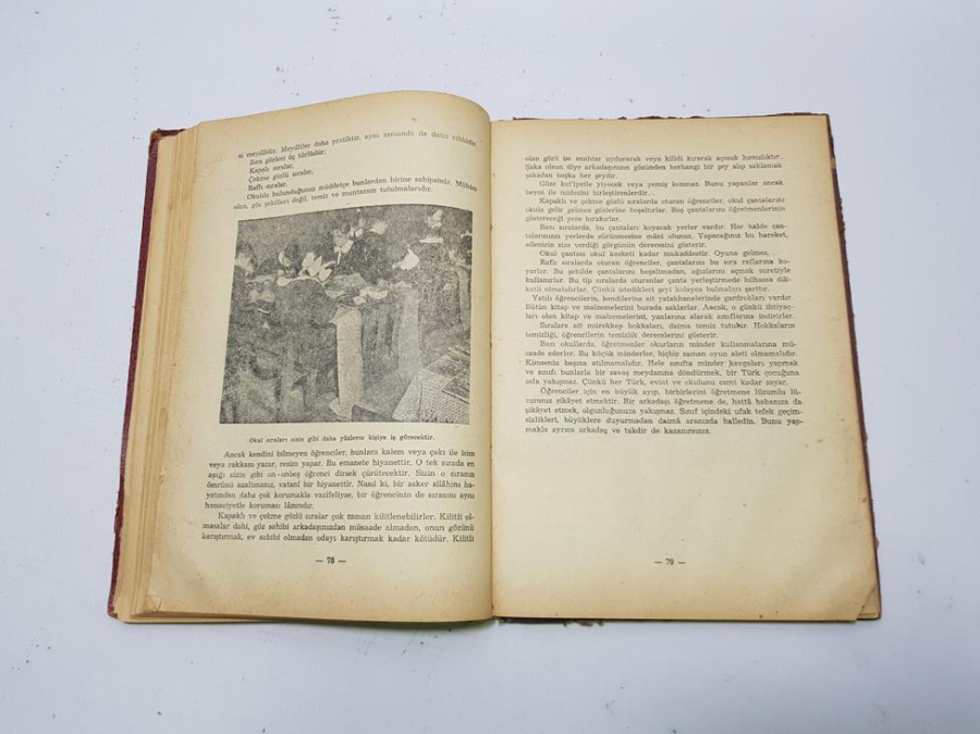 1957 TURAN AZİZ BELER - OKUL GÖRGÜSÜ KİTABI