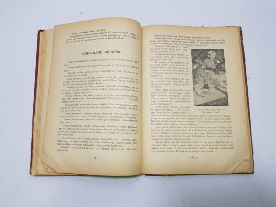 1957 TURAN AZİZ BELER - OKUL GÖRGÜSÜ KİTABI