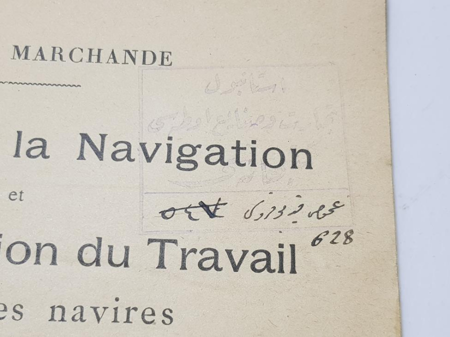 DENİZCİLİK TARİHİ: 1920 NAVİGASYON GÜVENLİĞİ FRANSIZCA KİTAP