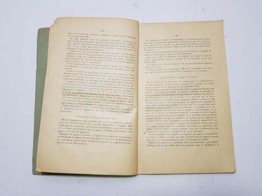 DENİZCİLİK TARİHİ: 1920 NAVİGASYON GÜVENLİĞİ FRANSIZCA KİTAP