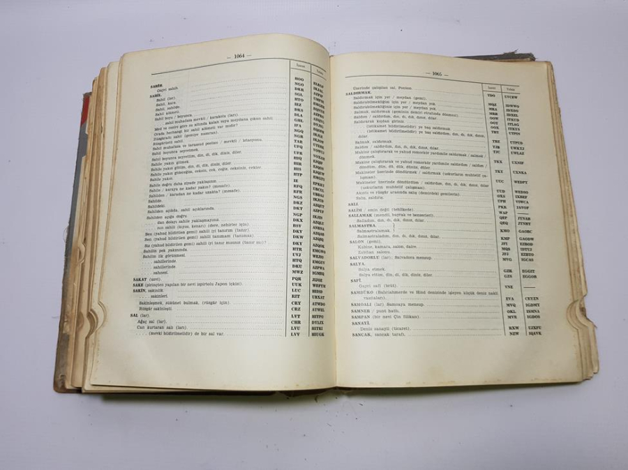 DENİZCİLİK TARİHİ: ARSIULUSAL İŞARET KİTABI