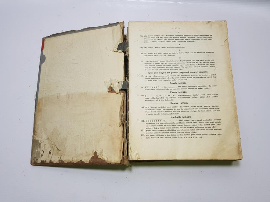 DENİZCİLİK TARİHİ: ARSIULUSAL İŞARET KİTABI