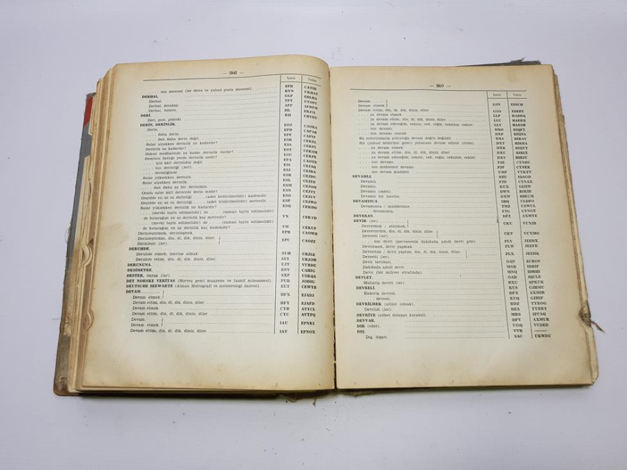 DENİZCİLİK TARİHİ: ARSIULUSAL İŞARET KİTABI