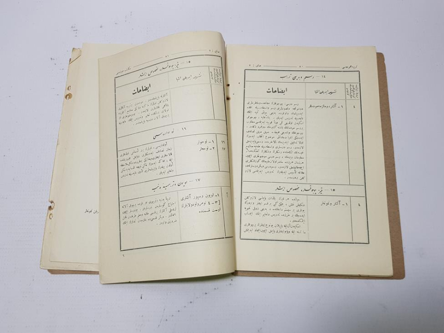 MEKTEP MÜZESİ RESİMLİ 1927 TARİHLİ OSMANLICA TERBİYE (EĞİTİM) KİTABI