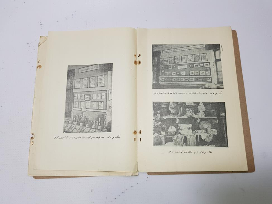 MEKTEP MÜZESİ RESİMLİ 1927 TARİHLİ OSMANLICA TERBİYE (EĞİTİM) KİTABI