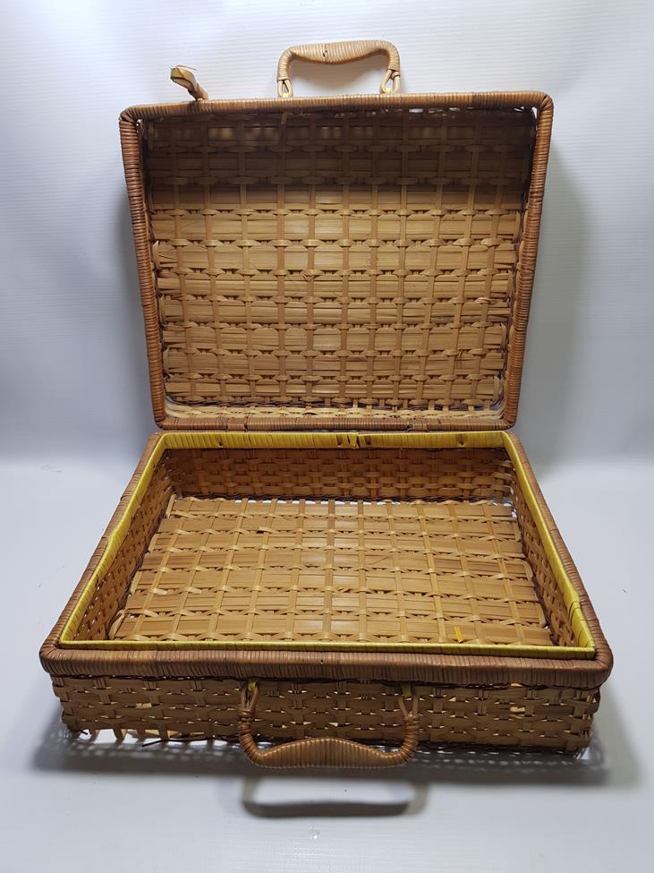 OSMANLI DÖNEMİ ÇOK NADİR HASIR ÇANTA