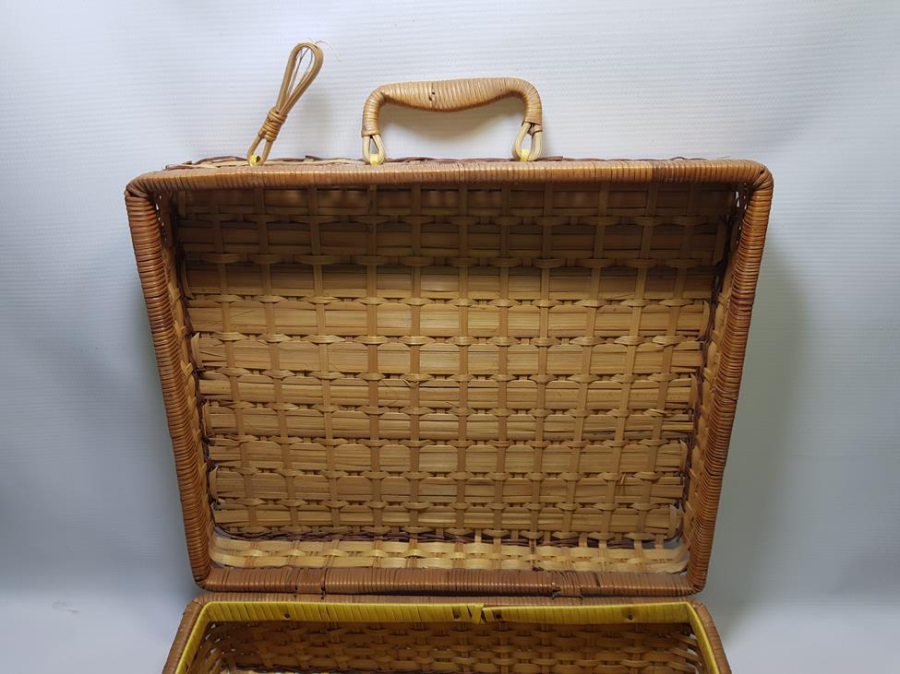 OSMANLI DÖNEMİ ÇOK NADİR HASIR ÇANTA