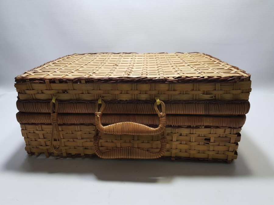 OSMANLI DÖNEMİ ÇOK NADİR HASIR ÇANTA