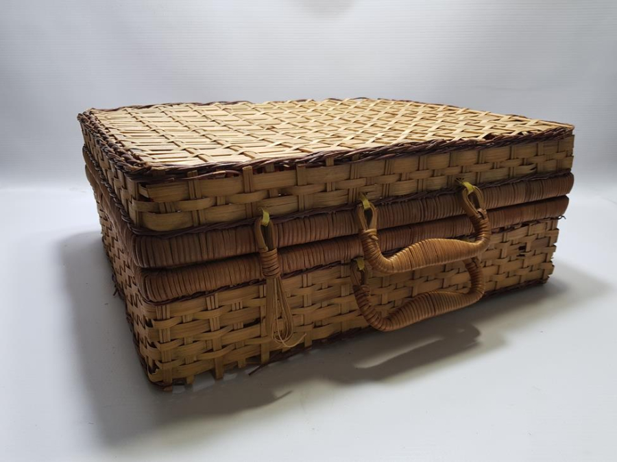 OSMANLI DÖNEMİ ÇOK NADİR HASIR ÇANTA