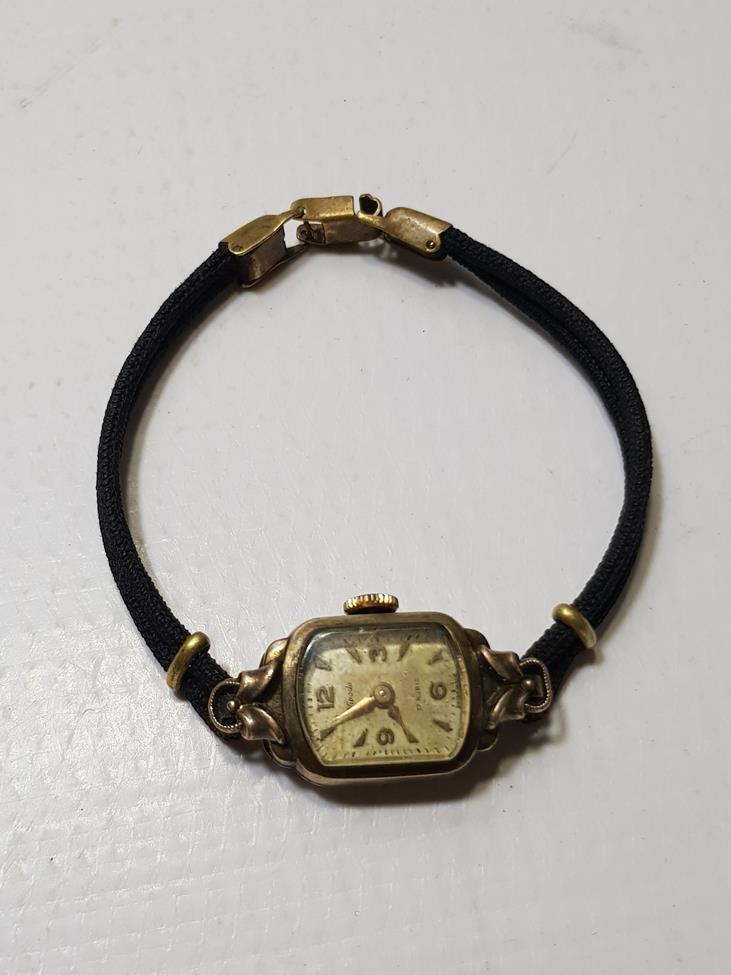 ANTİKA ALTIN KAPLAMA KURMALI BAYAN KOL SAATİ