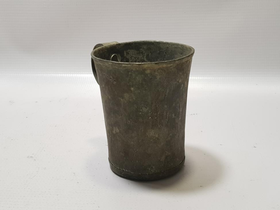 ÇANAKKALE SAVAŞI 1915 TARİHLİ ÇOK NADİR BAKIR SUBAY BARDAĞI