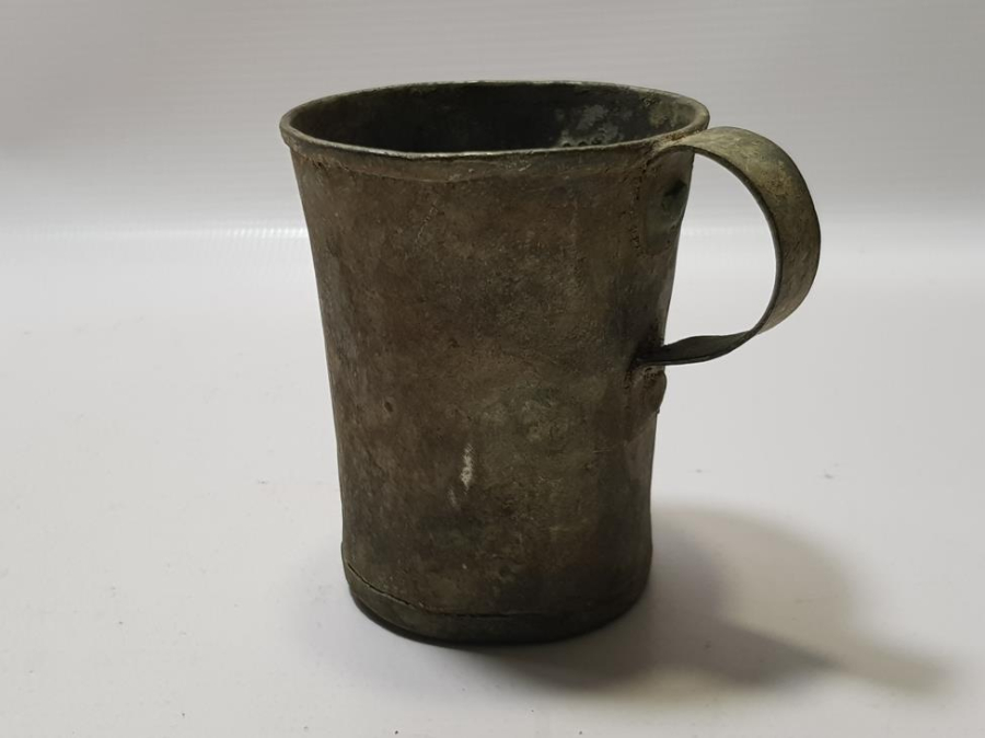 ÇANAKKALE SAVAŞI 1915 TARİHLİ ÇOK NADİR BAKIR SUBAY BARDAĞI