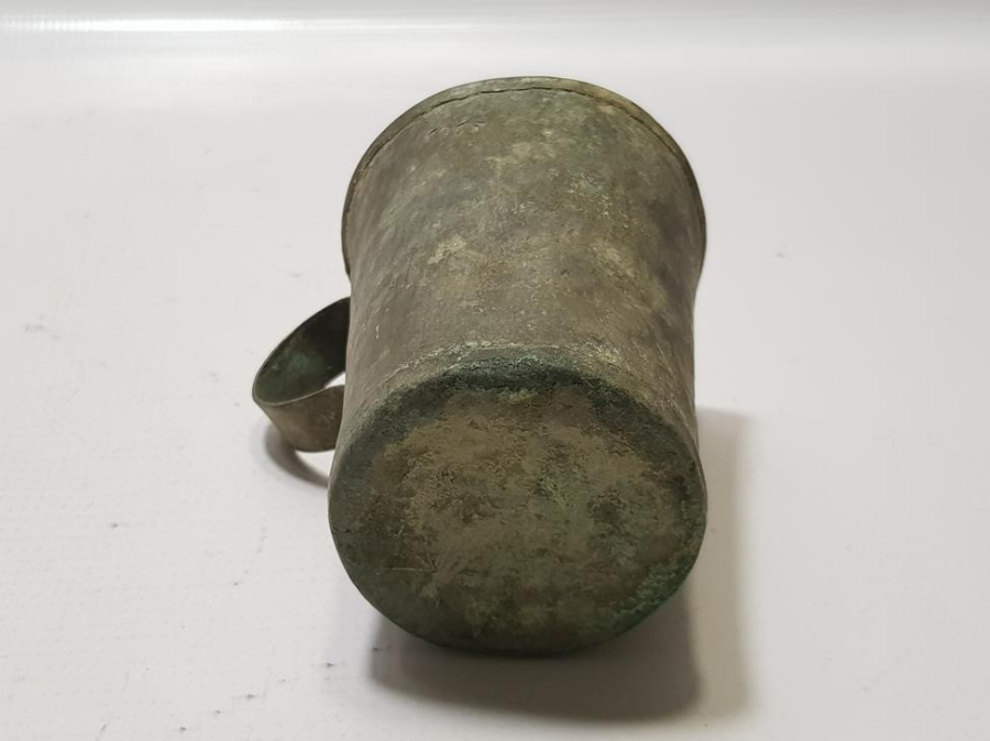 ÇANAKKALE SAVAŞI 1915 TARİHLİ ÇOK NADİR BAKIR SUBAY BARDAĞI