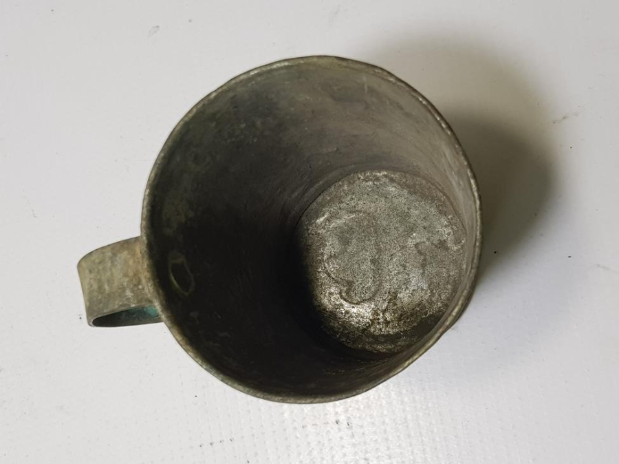 ÇANAKKALE SAVAŞI 1915 TARİHLİ ÇOK NADİR BAKIR SUBAY BARDAĞI