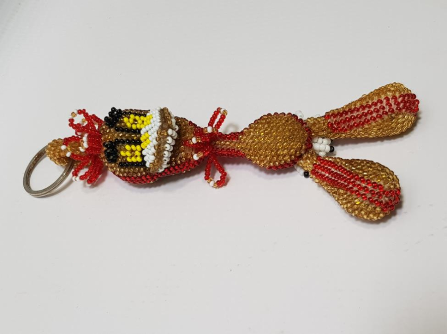 ESKİ CEZAEVİ İŞİ BONCUK İŞLEME ÇİRKİN ÖRDEK YARUSU ANAHTARLIK