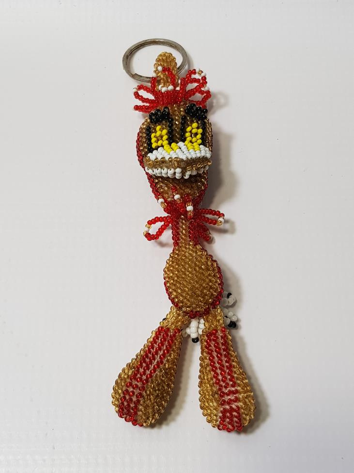 ESKİ CEZAEVİ İŞİ BONCUK İŞLEME ÇİRKİN ÖRDEK YARUSU ANAHTARLIK