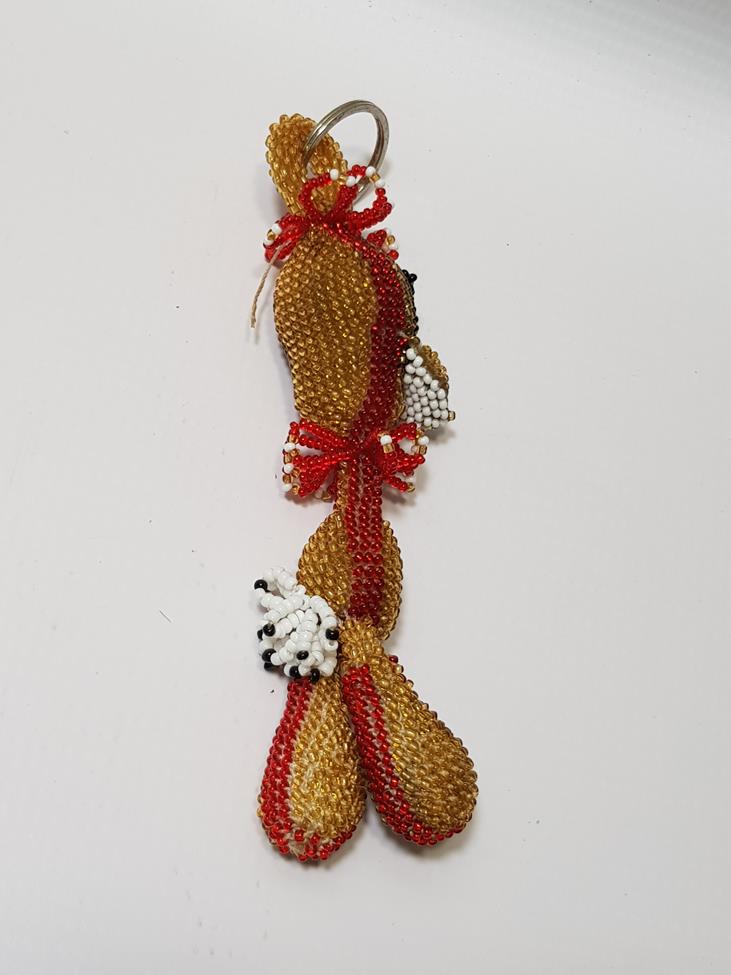 ESKİ CEZAEVİ İŞİ BONCUK İŞLEME ÇİRKİN ÖRDEK YARUSU ANAHTARLIK