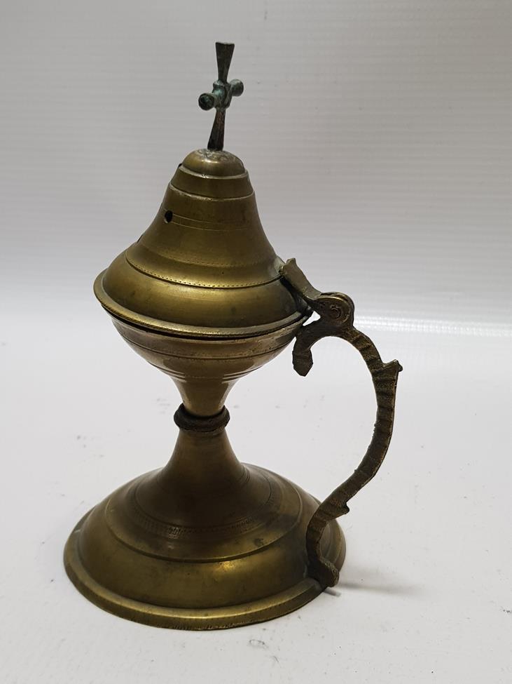 OSMANLI DÖNEMİ RUM İŞİ HAÇLI BUHURDANLIK