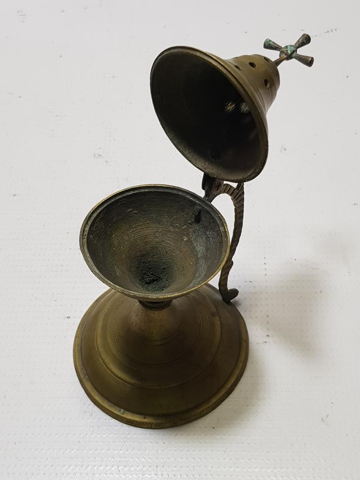 OSMANLI DÖNEMİ RUM İŞİ HAÇLI BUHURDANLIK