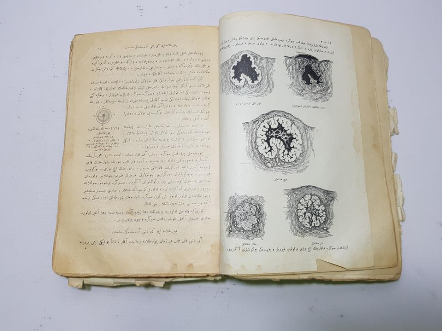 OSMANLICA BOL RESİMLİ ÇOK NADİR EBELİK KİTABI