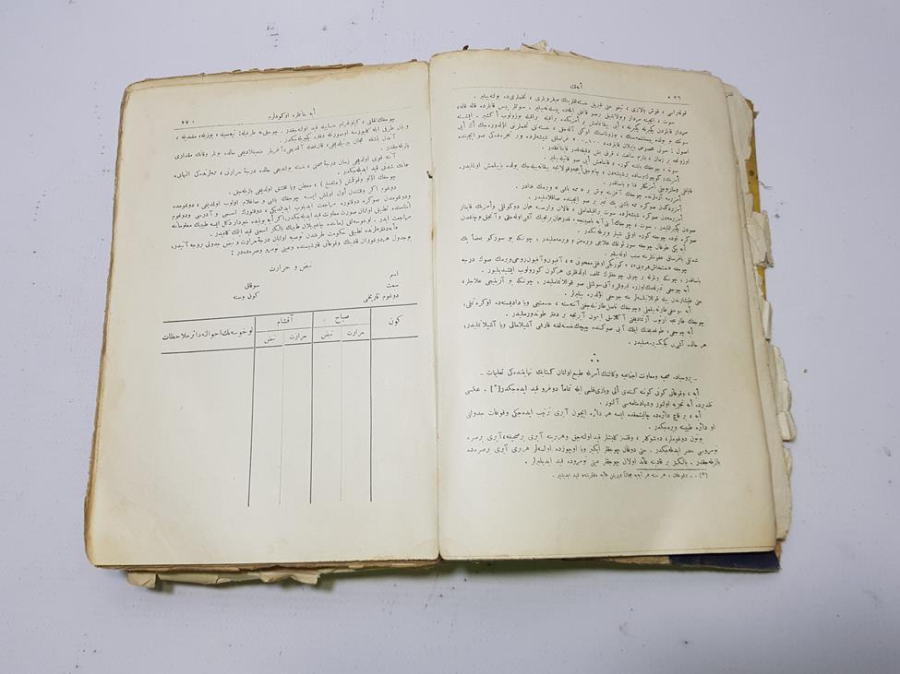 OSMANLICA BOL RESİMLİ ÇOK NADİR EBELİK KİTABI