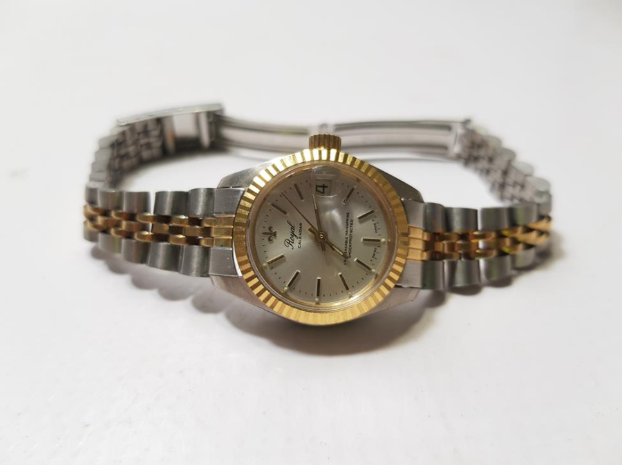 ROYAL MARKA TAKVİMLİ KURMALI BAYAN KOL SAATİ