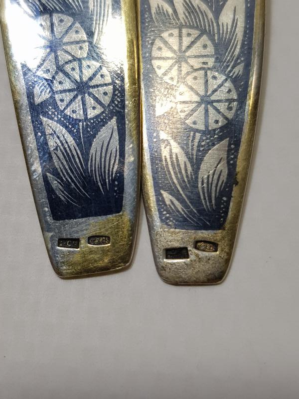 OSMANLI DÖNEMİ SAVATLI GÜMÜŞ ÇATAL - KAŞIK - BIÇAK SETİ