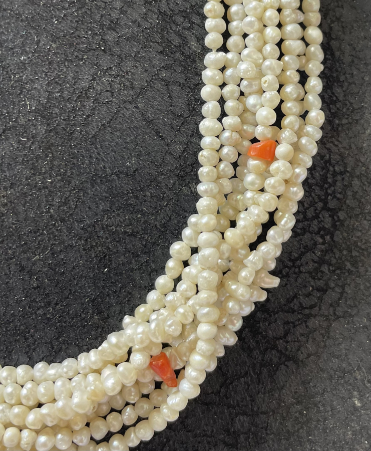 OSMANLI DÖNEMİ MERCANLI KUM İNCİ GERDANLIK