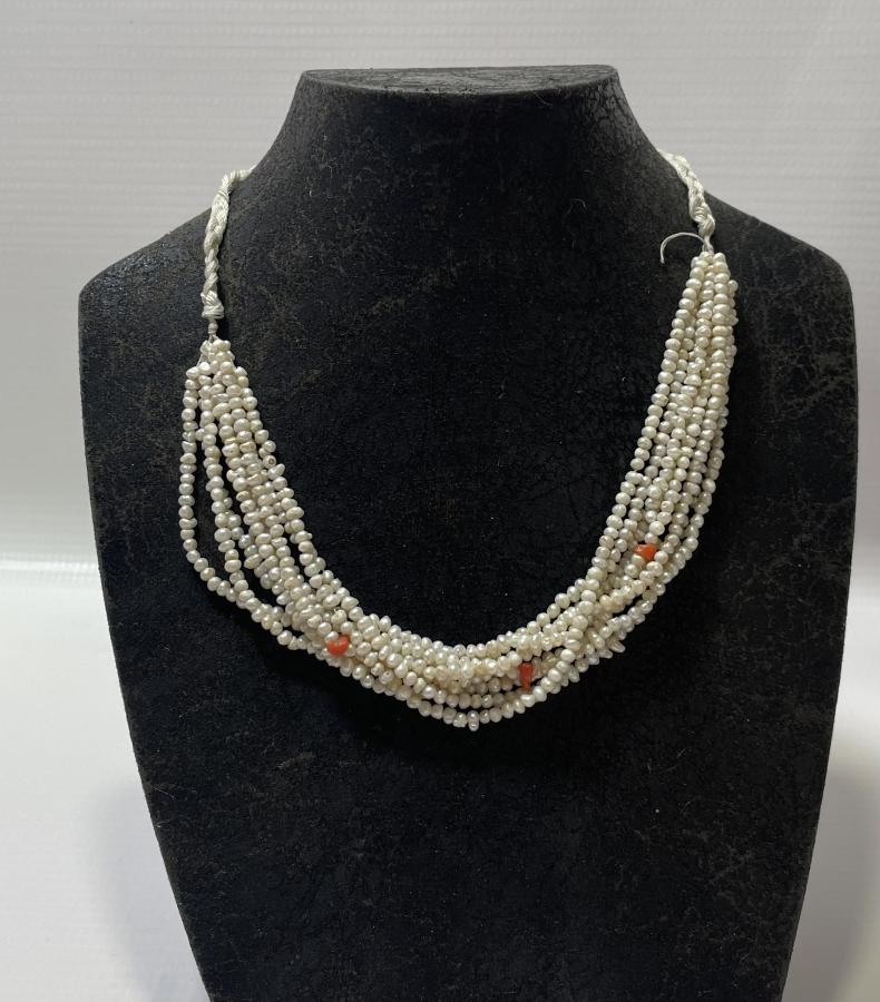 OSMANLI DÖNEMİ MERCANLI KUM İNCİ GERDANLIK