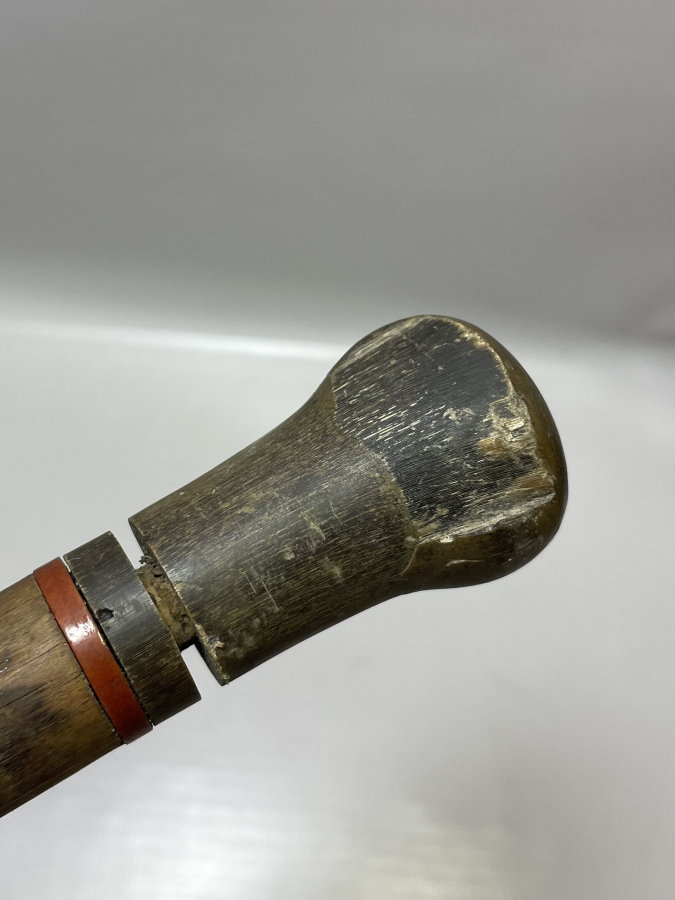 OSMANLI DÖNEMİ GERGEDAN BOYNUZU TUTMAÇLI SUBAY BASTONU