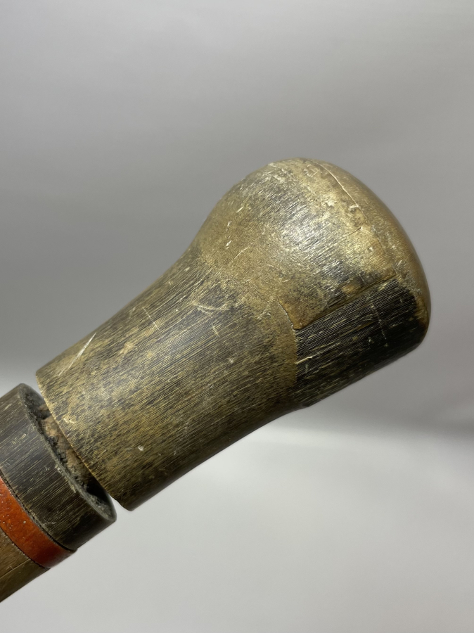 OSMANLI DÖNEMİ GERGEDAN BOYNUZU TUTMAÇLI SUBAY BASTONU