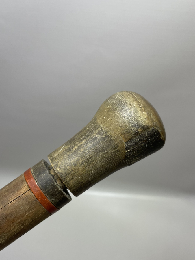 OSMANLI DÖNEMİ GERGEDAN BOYNUZU TUTMAÇLI SUBAY BASTONU